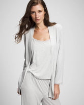 Pointelle Pajama Cardi - HEATHER FROST | Soma discount