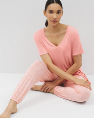 Short Sleeve Pajama Tunic Tee - PALOMA GLOW | Soma Online