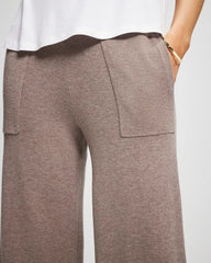 Premier Knit Sweater Wide Leg Pant - HEATHER FAWN | Soma outlet