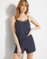 Pajama Shorts - SHINE ON DOT NAVY | Soma Online