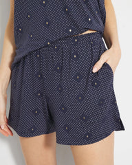 Pajama Shorts - SHINE ON DOT NAVY | Soma Online