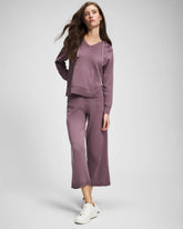 Cotton Sweater Crop Pant - PURPLE FLINT | Soma discount