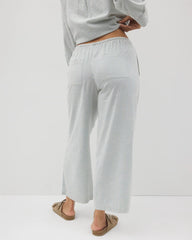 Beach Cotton Crop Pant - BLUE HEAVEN STRIPE | Soma for sale
