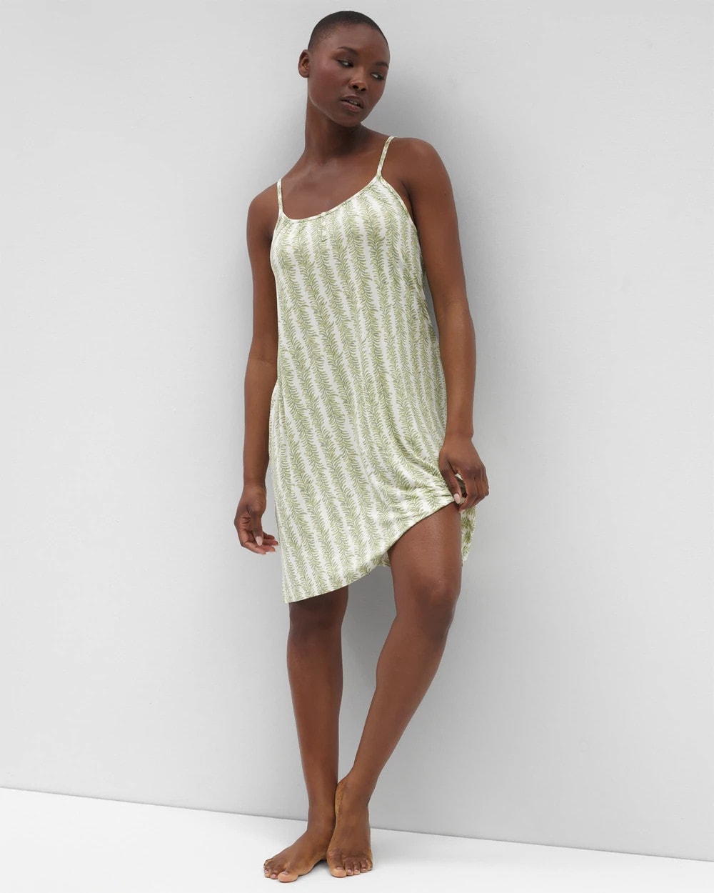 Cool Nights Chemise - CHILL STRIPE CHAMPAGNE | Soma near me