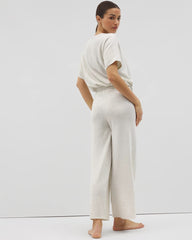 Sweater Wide-Leg Crop Pant - HEATHER CRYSTAL | Soma near me