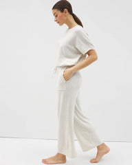 Sweater Wide-Leg Crop Pant - HEATHER CRYSTAL | Soma near me