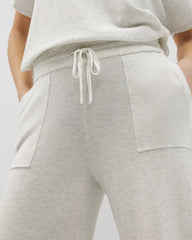 Sweater Wide-Leg Crop Pant - HEATHER CRYSTAL | Soma near me