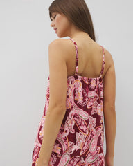 Smocked Pajama Cami - KASHMIR PAISLEY KISS | Soma near me