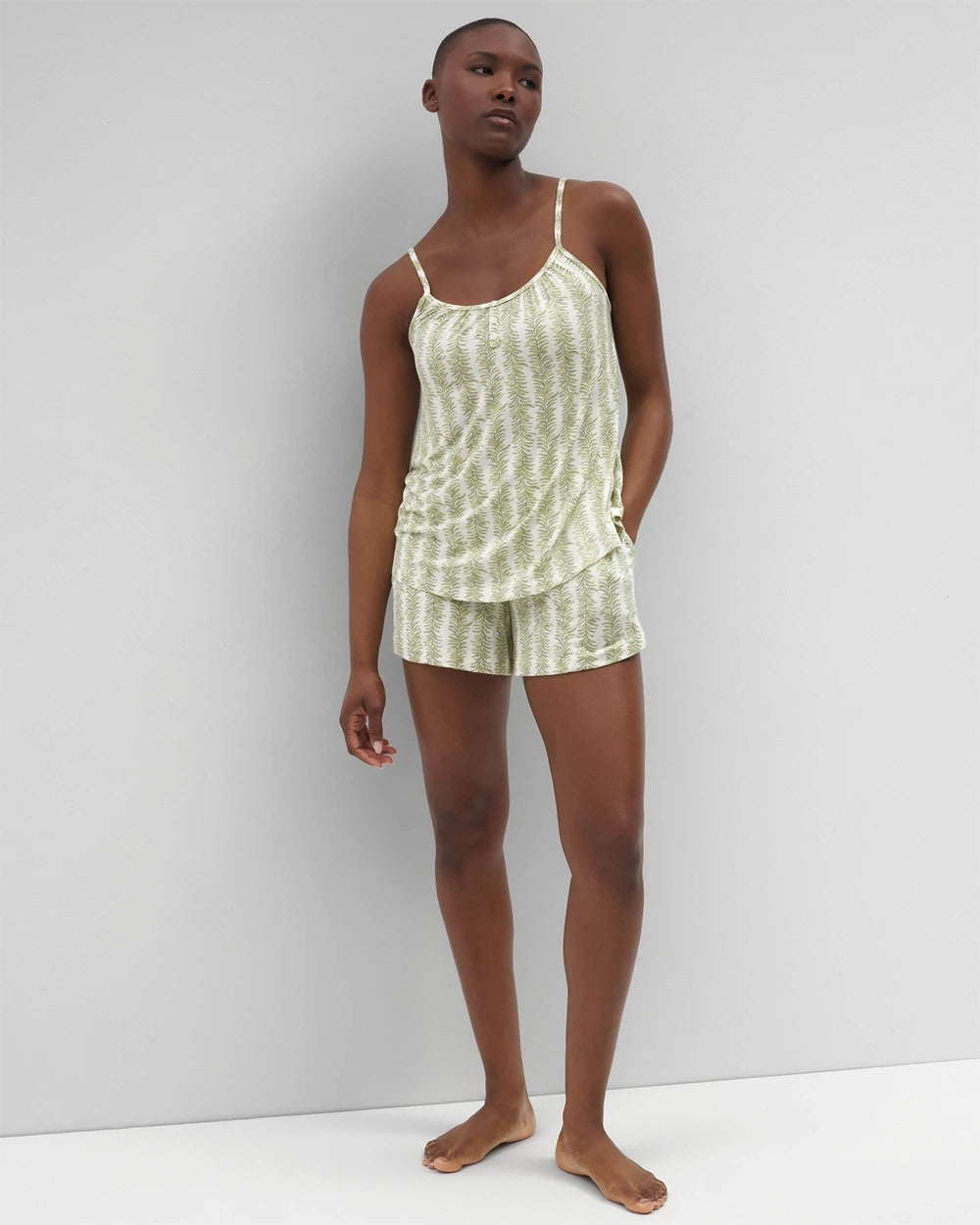 Cool Nights Pajama Cami - CHILL STRIPE CHAMPAGNE | Soma discount