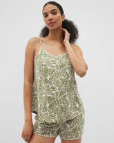 V-Neck Pajama Cami - PALMTASTIC VETIVER/CHAMP | Soma outlet