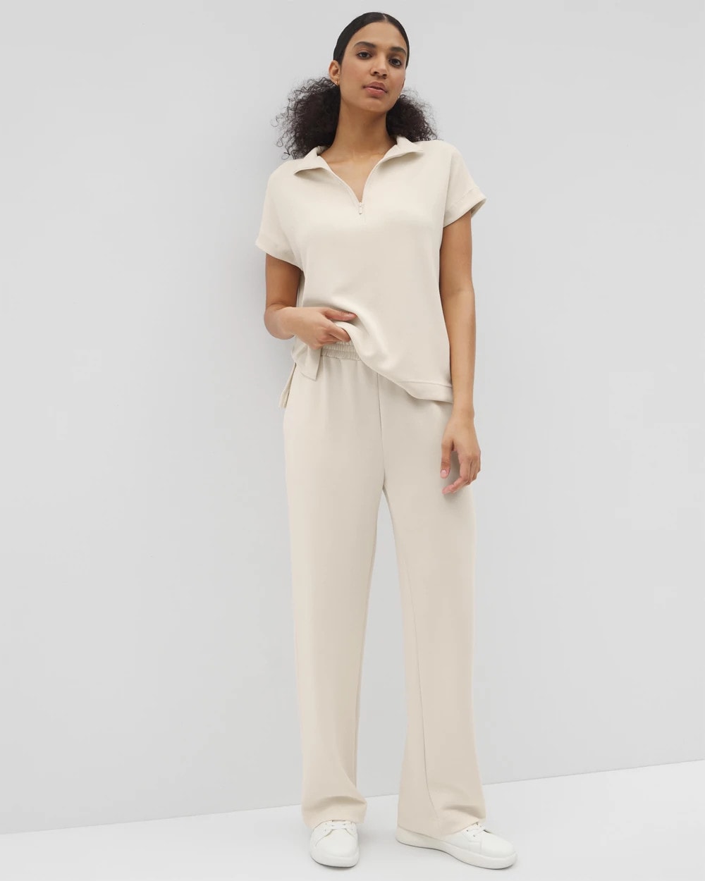 Wide Leg Pant - PARCHMENT | Soma near me