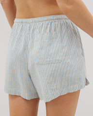Printed Pajama Short - BLUE HEAVEN STRIPE | Soma on sale