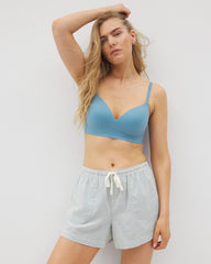 Printed Pajama Short - BLUE HEAVEN STRIPE | Soma on sale