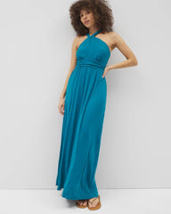 Bayside Halter Maxi Bra Dress - DEEP POSEIDON | Soma on sale