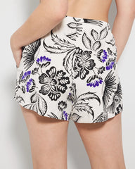 Smocked Waist Pajama Short - FLY BY NIGHT CHMPGNE DRMS | Soma sale