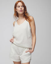 Pajama Shorts - DBL CLOTH BW STRIPE | Soma outlet