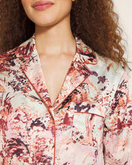 Long-Sleeve Notch Collar Pajama Top - WALK IN THE PARK M CHAMP | Soma on sale