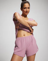 Lace Trim Pajama Short - LILAC WINE | Soma outlet