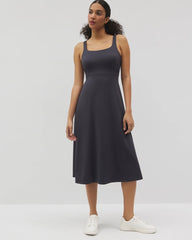 Lounge Square Neck Midi Dress - POLAR NIGHT | Soma near me