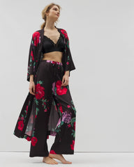 Printed Pajama Pants - RHAPSODY FLORA G BLACK | Soma for sale