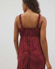 Cabana Midi Bra Dress - PEACEFUL PALMS MID VELVET | Soma for sale