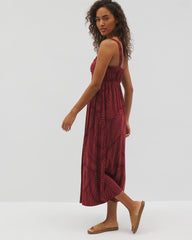 Cabana Midi Bra Dress - PEACEFUL PALMS MID VELVET | Soma for sale
