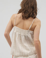 Cotton Gauze Pajama Cami - CHAMPAGNE STRIPE | Soma discount