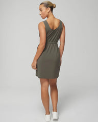 Tank Cargo Dress - DARK GRAY OLIVE | Soma on sale