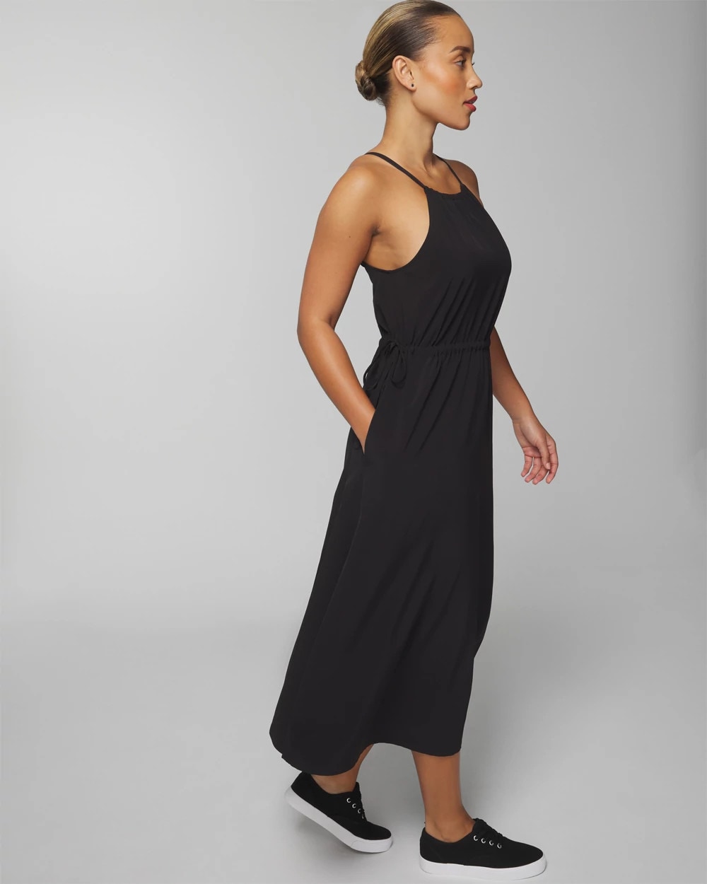 Relaxed Travel Bra Dress - BLACK | Soma near me