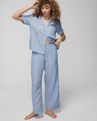 Pajama Pants - CROSSDYE VINTAGE INDIGO | Soma outlet