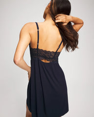 Soft Support Lace Chemise - NIGHTFALL NAVY | Soma for sale