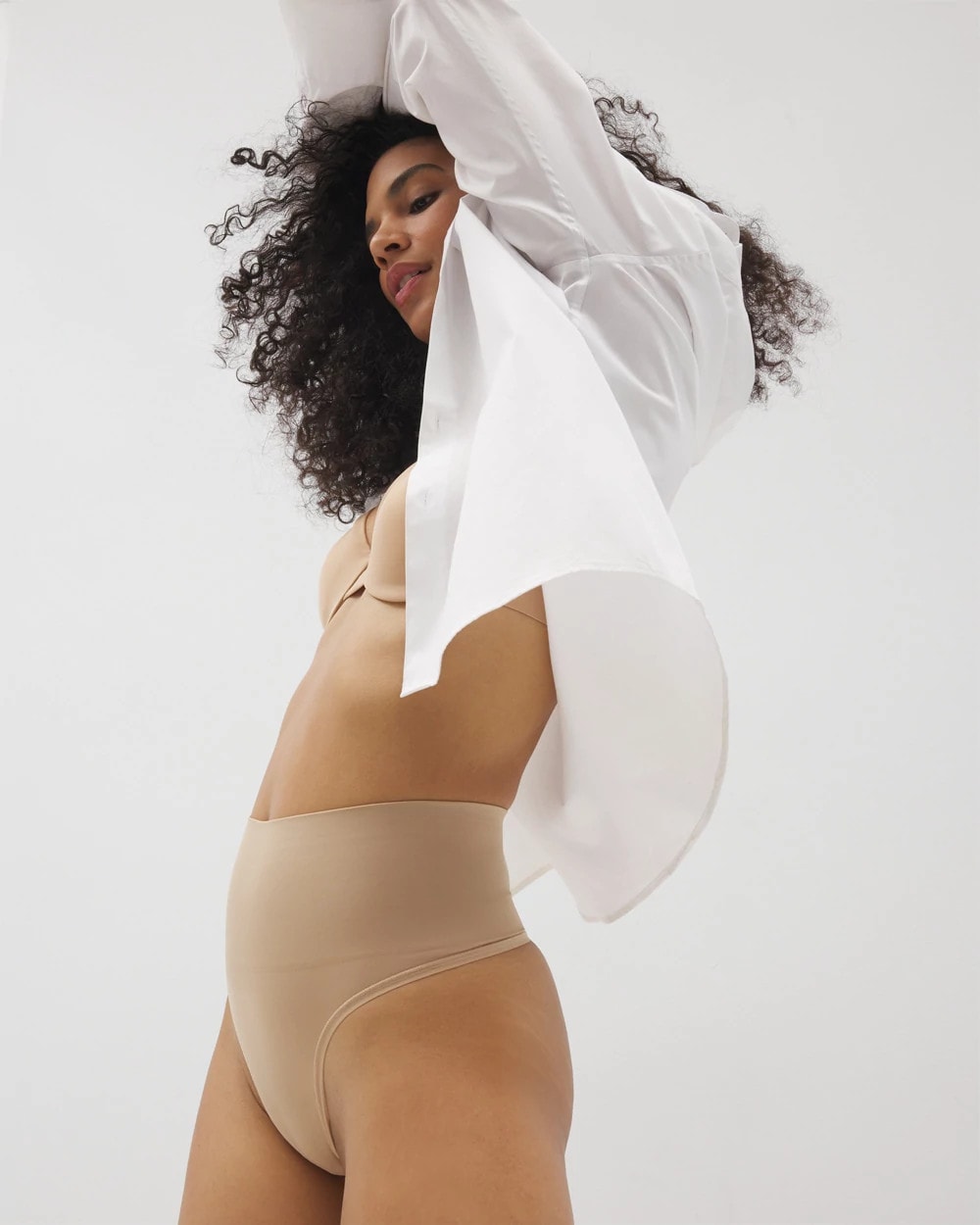 Second Skin by Soma Mid-Level Shaping Seamless Thong - WARM AMBER | Soma near me