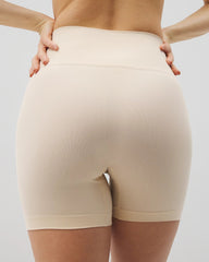 Mid-Level Shaping Seamless Shorts - PALE SAND | Soma on sale