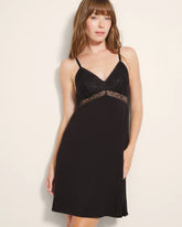 Soft Support Lace Chemise - BLACK | Soma on sale