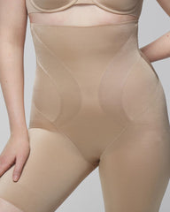 Mid-Level Shaping Vanishing Edge High-Waist Thigh Slimmer - WARM AMBER | Soma discount