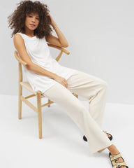 Rib Knit Sleeveless Top - OPTIC WHITE | Soma discount