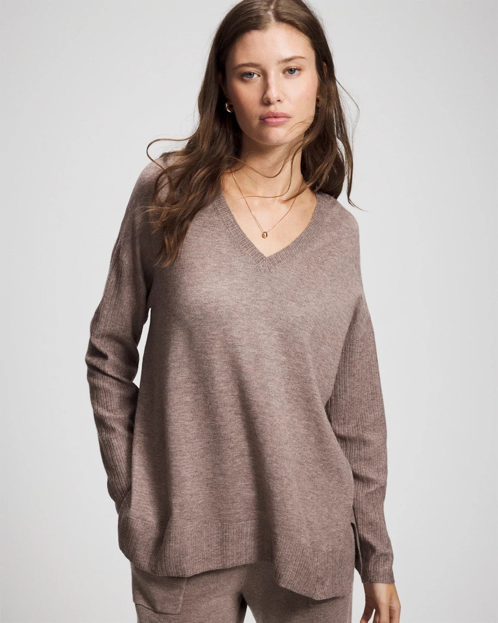 Premier Knit Sweater - HEATHER FAWN | Soma Online