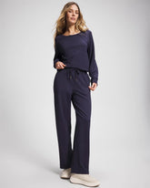 Essential Terry Straight Leg Pants - DEEP INDIGO | Soma sale