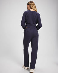 Essential Terry Straight Leg Pants - DEEP INDIGO | Soma sale