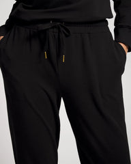 Essential Terry Jogger - BLACK | Soma discount