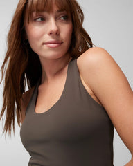 24/7 Racerback Bra Tank - DARK GRAY OLIVE | Soma sale