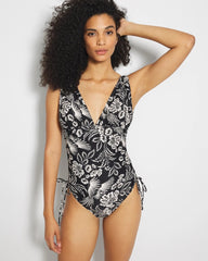V-Neck One-Piece - FLY BY NIGHT MINI BLACK | Soma outlet