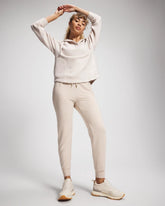Ultrasoft Fleece Joggers - HEATHER SHELL | Soma on sale