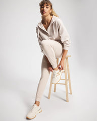 Ultrasoft Fleece Joggers - HEATHER SHELL | Soma on sale