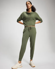 Ultrasoft Fleece Joggers - DARK SAGE | Soma sale