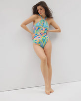 On the Bright Side High-Neck One-Piece - MULTI | Soma for sale