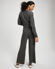 Premier Knit Rib Straight Leg Pant - HEATHER QUARTZ | Soma on sale