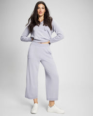 Cotton Sweater Crop Pant - MOONSTONE | Soma near me