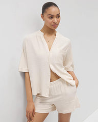 Crinkle Knit 5 Inch Short - PARCHMENT | Soma near me