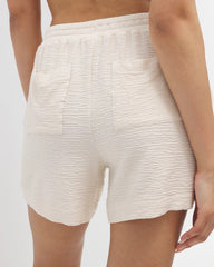 Crinkle Knit 5 Inch Short - PARCHMENT | Soma near me
